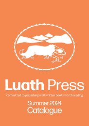 Luath Press Trade Catalogue Summer 2024