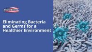 Eliminating Bacteria and Germs for a Healthier Environment