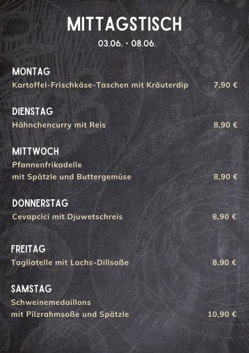 Mittagstisch Aalen - KW 23