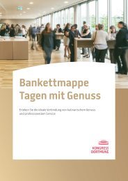 Bankettmappe Kongress Dortmund