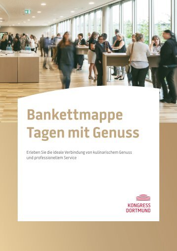 Bankettmappe Kongress Dortmund