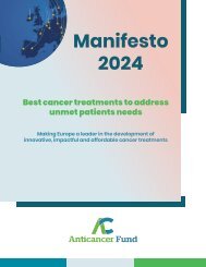 Manifesto 2024 of the Anticancer Fund