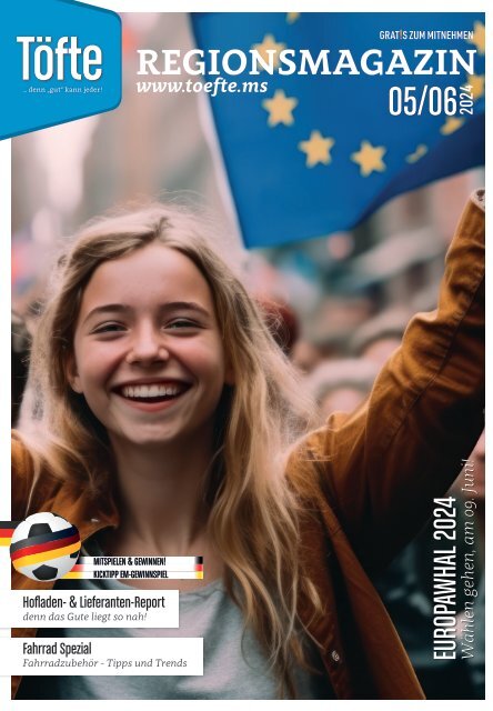 Töfte Regionsmagazin Mai / Juni 2024