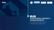 Brochure ELIS Project Management | la nostra expertise nella formazione