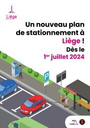 Un nouveau plan de stationnement à Liège
