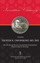 Greenebaum/Owonikoko Investiture Program