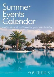 Sovereign Summer Events Calendar 