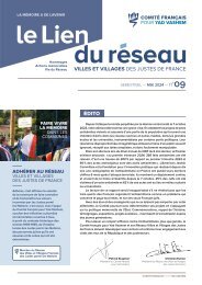 Le lien du réseau N°9 juin 2024