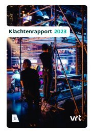 KLACHTENRAPPORT VRT 2023