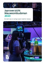 KLACHTENRAPPORT VRT NWS 2023