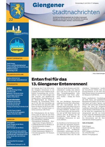 Giengener Stadtnachrichten