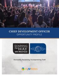 Leading the Way CDO Oppty Profile