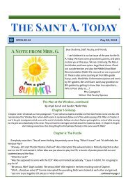 The Saint A. Today May 2024