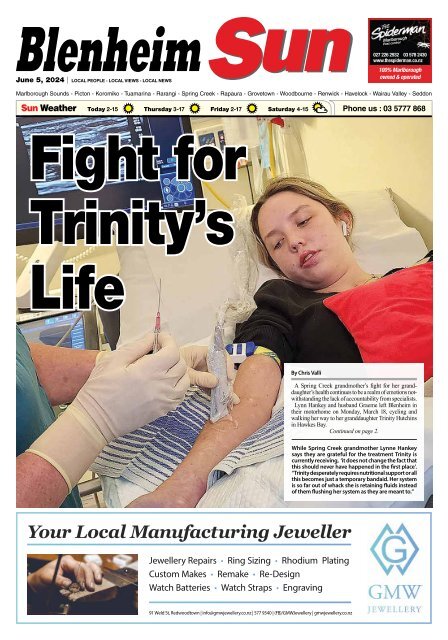 Blenheim Sun: June 06, 2024