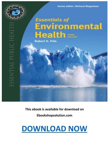 Essentials of Environmental Health 3rd Edition PDF