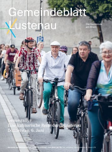 Gemeindeblatt Lustenau Nr. 23 | Freitag, 7. Juni 2024