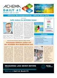 cav ACHEMA DAILY #1