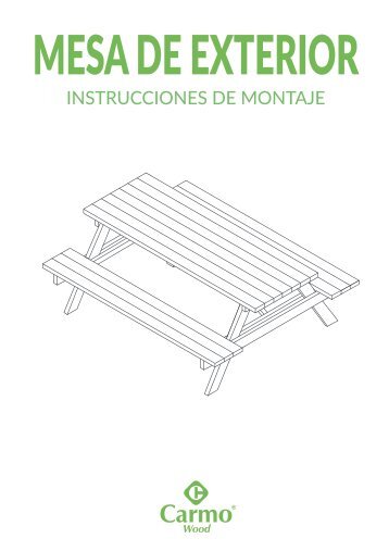 Mesa de exterior_manual de montagem_ES
