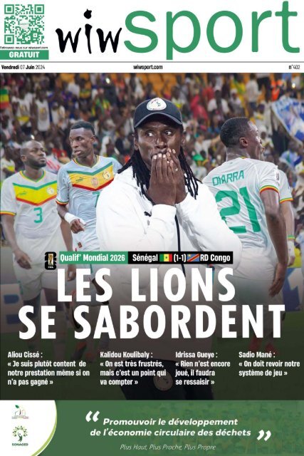 Journal wiwsport n402 - 07 juin 2024