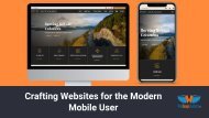 Crafting Websites for the Modern Mobile User