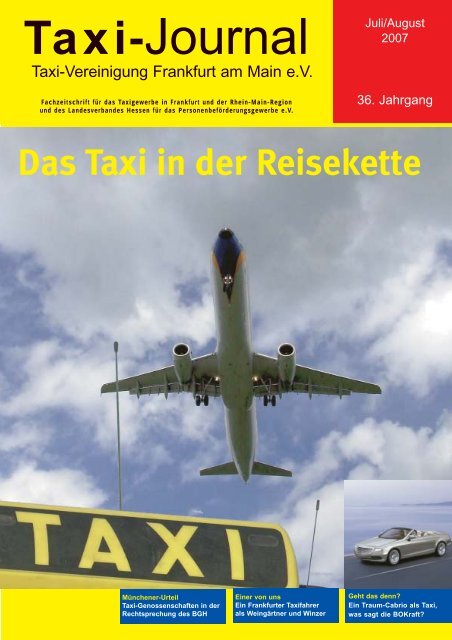 TAXI-Journal 09/04 - Taxi-Vereinigung Frankfurt