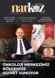 NARKOZ SAĞLIK DERGİSİ 32.SAYI