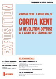 CP Exposition Corita Kent la révolution joyeuse - Collège des Bernardins