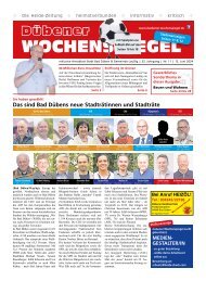 Dübener Wochenspiegel - Ausgabe 11 - Jahrgang 2024