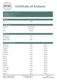 Rosemary Lot 171252 Finished Goods Testing