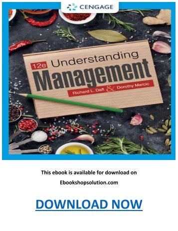 Understanding Management 12th Edition PDF