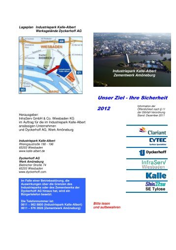 Unser Ziel - Ihre Sicherheit 2012 - InfraServ Wiesbaden