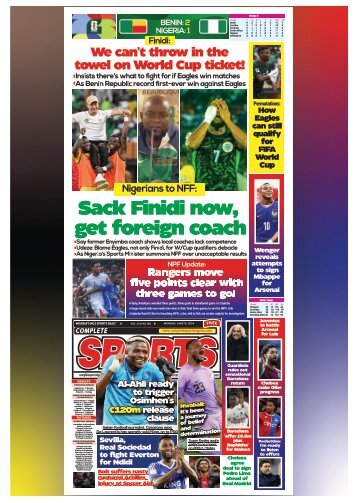 COMPLETE SPORTS - TUESDAY, JUNE 11, 2024