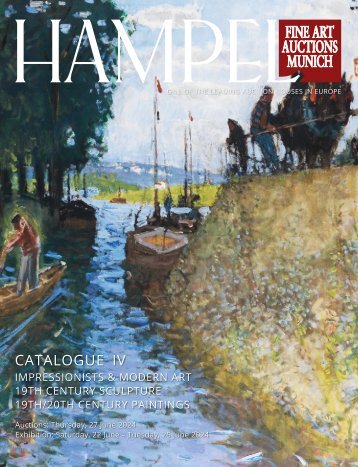 Impressionisten & Moderne Kunst, Skulpturen 19. Jahrhundert, Gemälde 19./20. Jahrhundert