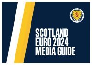 SCOTTISH FA EURO 2024 MEDIA GUIDE