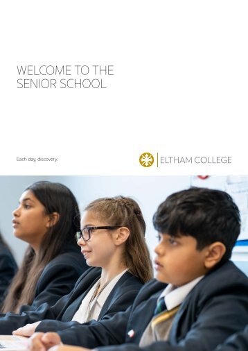 Senior School Welcome Booklet - June 2024