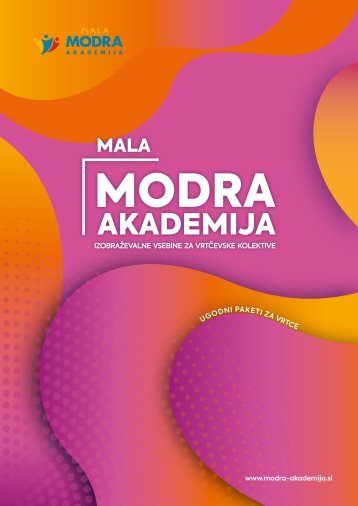 Katalog Modre akademije 2024/2025: Vrtci
