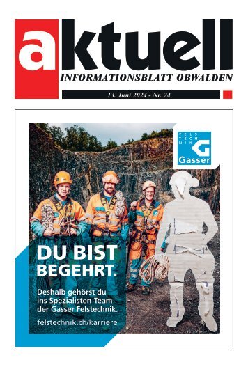 Aktuell Obwalden | KW 24 | 13. Juni 2024