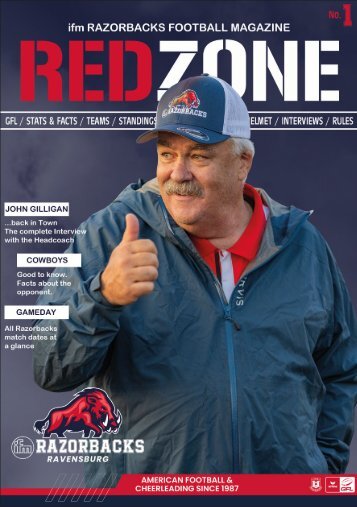 REDZONE - ifm Razorbacks Football Magazine - No. 1 - english