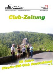 Service - Citroen-SM-Club Deutschland e.V.