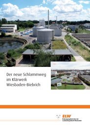 Der neue Schlammweg im Klärwerk Wiesbaden-Biebrich - ELW