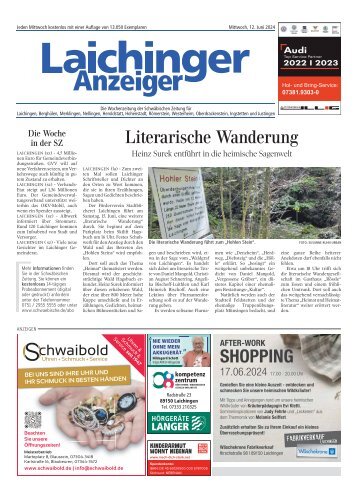 12.06.2024 Laichinger Anzeiger