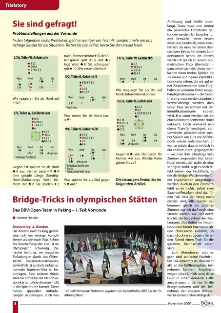 MAGAZIN - Deutscher Bridge-Verband e.V.