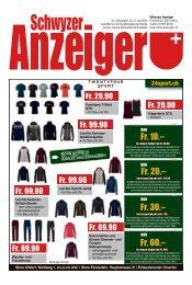 Schwyzer Anzeiger – Woche 24 – 14. Juni 2024
