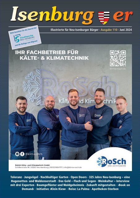 Isenburger Illustrierte für Neu-Isenburger Bürger Ausgabe 110 Juni 2024