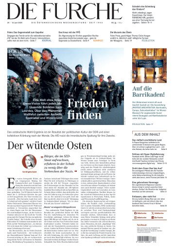 DIE FURCHE 13.06.2024