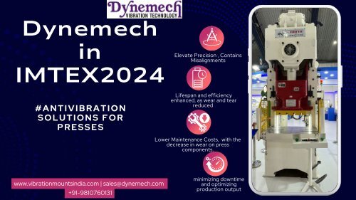 Dynemech Anti Vibration Mounts suitable for Power Presses