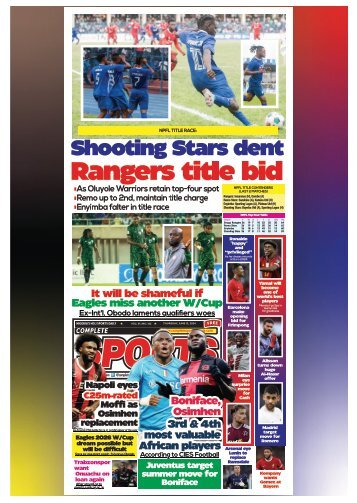 COMPLETE SPORTS - THURSDAY, JUNE 13, 2024