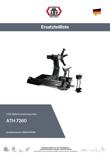 ATH-Heinl ETL LKW-Reifenmontiermaschine ATH 7260