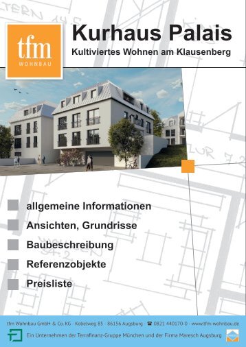 Kurhaus Palais in Augsburg-Göggingen – Kultiviertes Wohnen am Klausenberg - Haus 1