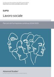 Percorsi di Formazione continua in Lavoro sociale 2024/2025